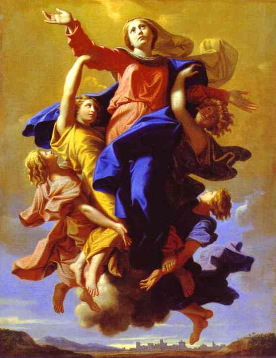 Nicolas Poussin. The Assumption of the Virgin.  1650s