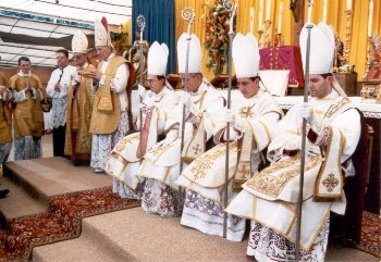 Consecration at Econe on June 30, 1988